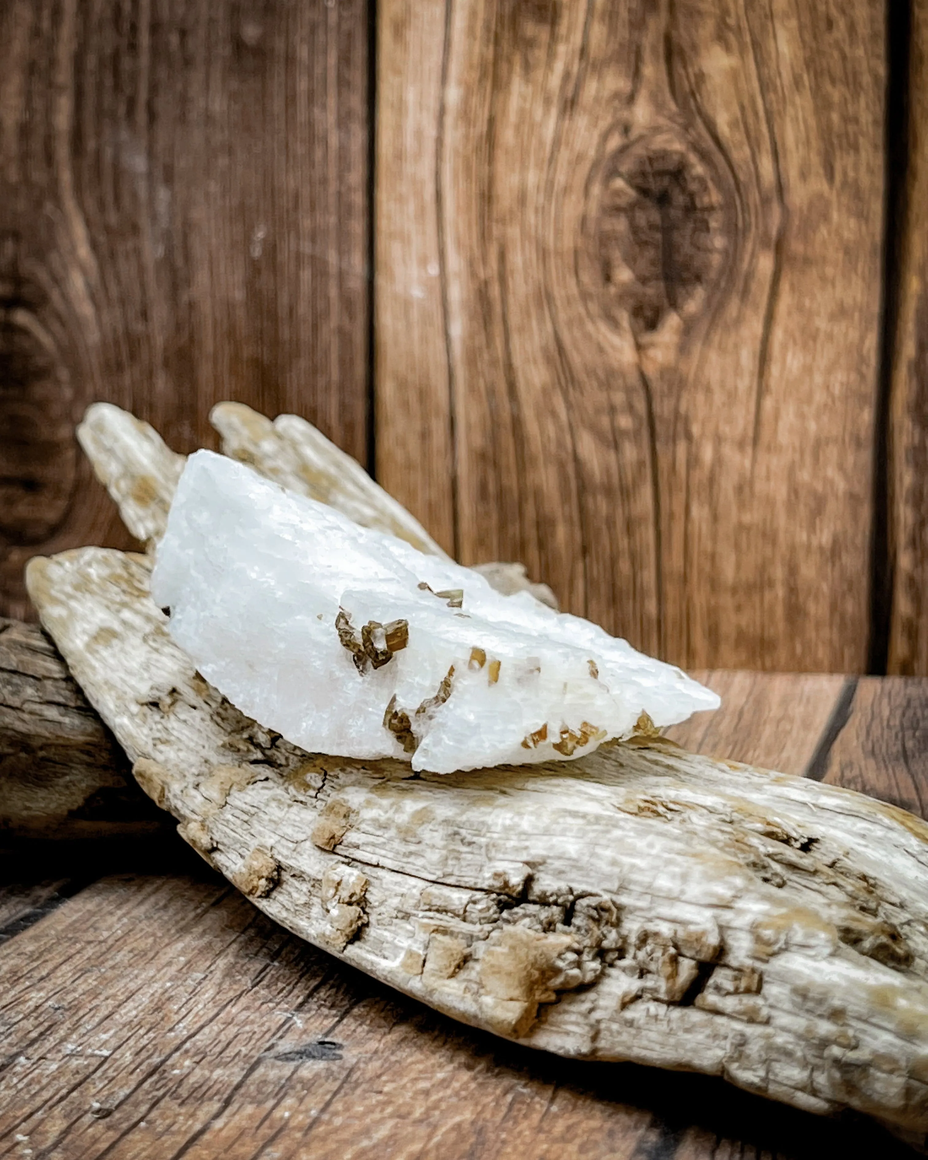 Siderite in Cryolite Specimen