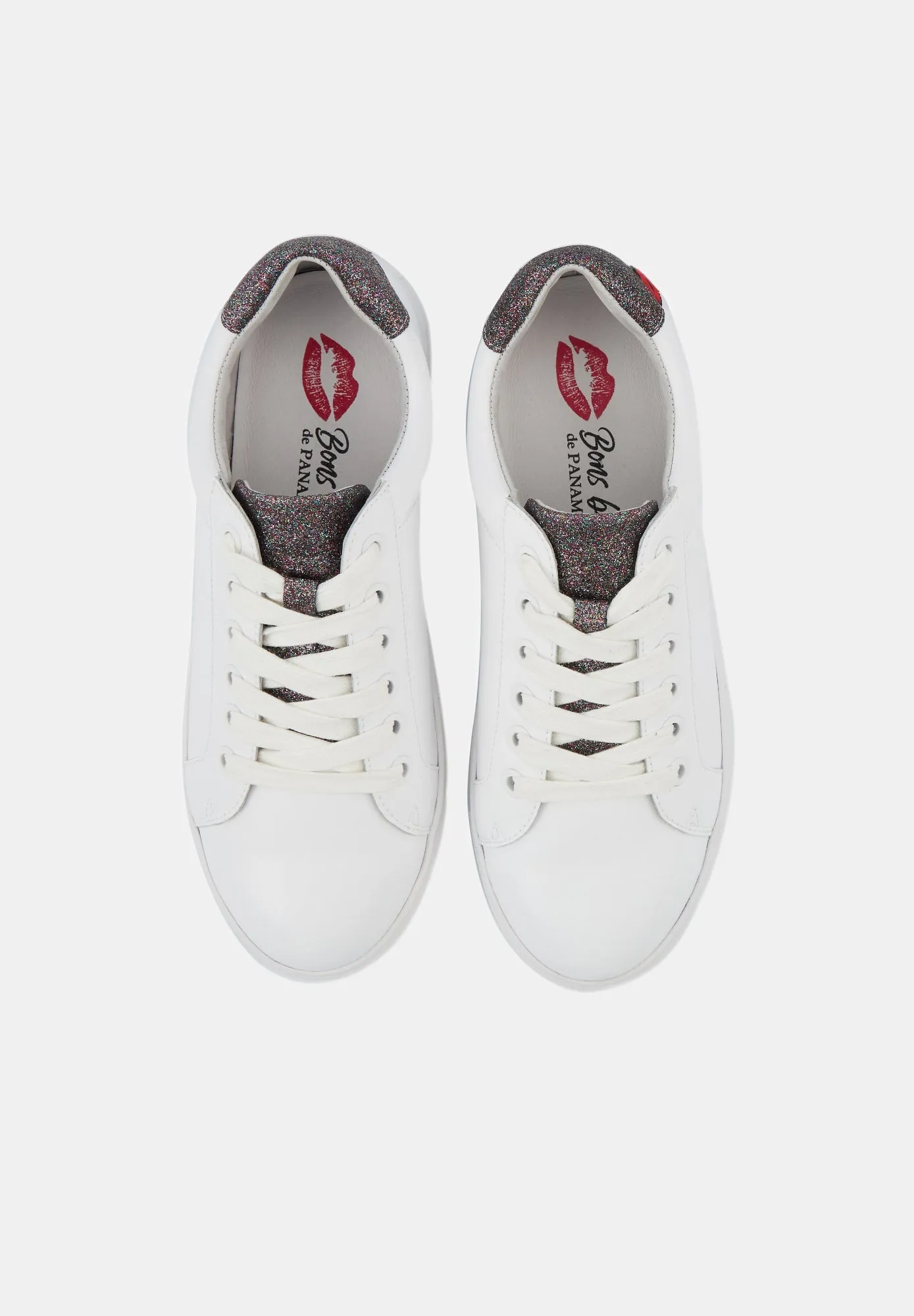 Simone-Blanc/Glitter Multicolor