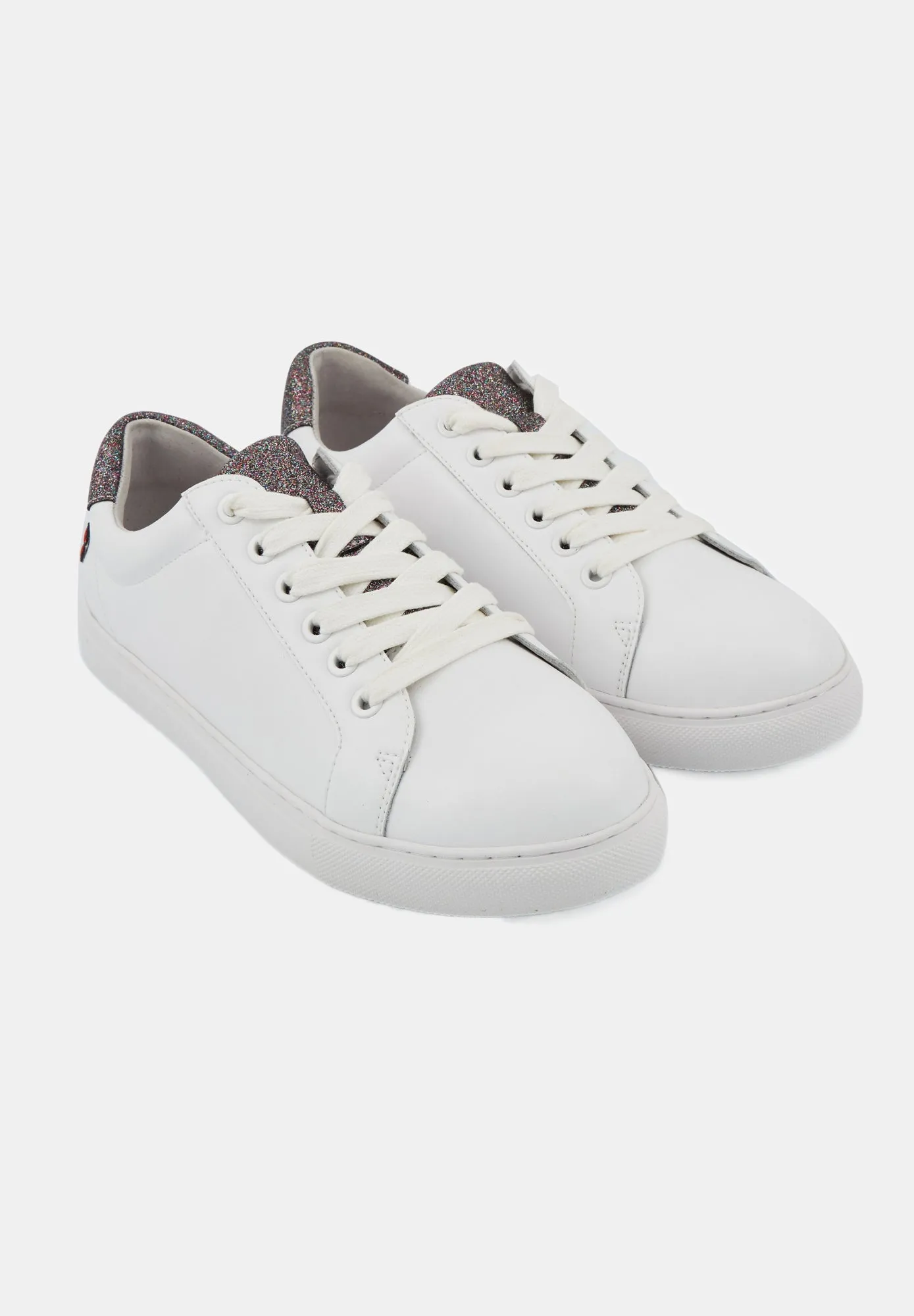 Simone-Blanc/Glitter Multicolor