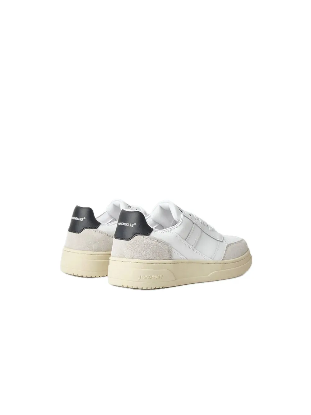 Sneakers Basket Bassa In Action Leather Ed Inserti In Suede Logo Dietro - Nero