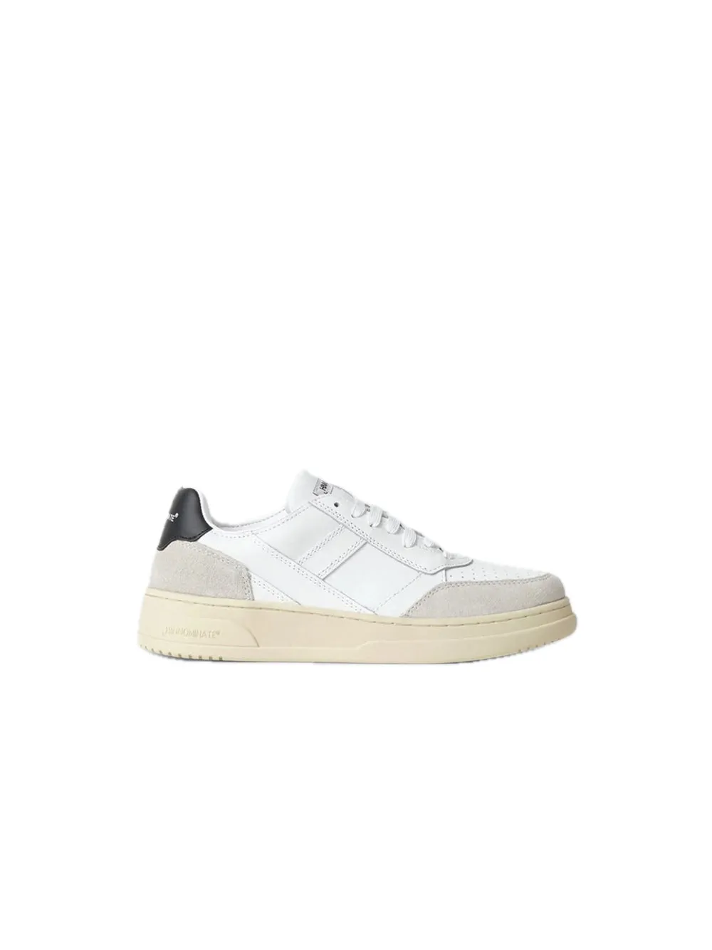 Sneakers Basket Bassa In Action Leather Ed Inserti In Suede Logo Dietro - Nero