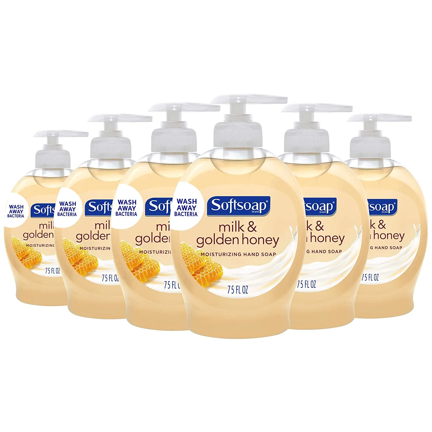 Softsoap Moisturizing Liquid Hand Soap, Soothing Clean Aloe Vera - 7.5 Fluid Ounces (6 Pack)