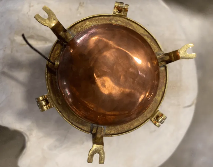 Solid Brass  Four Bar Light
