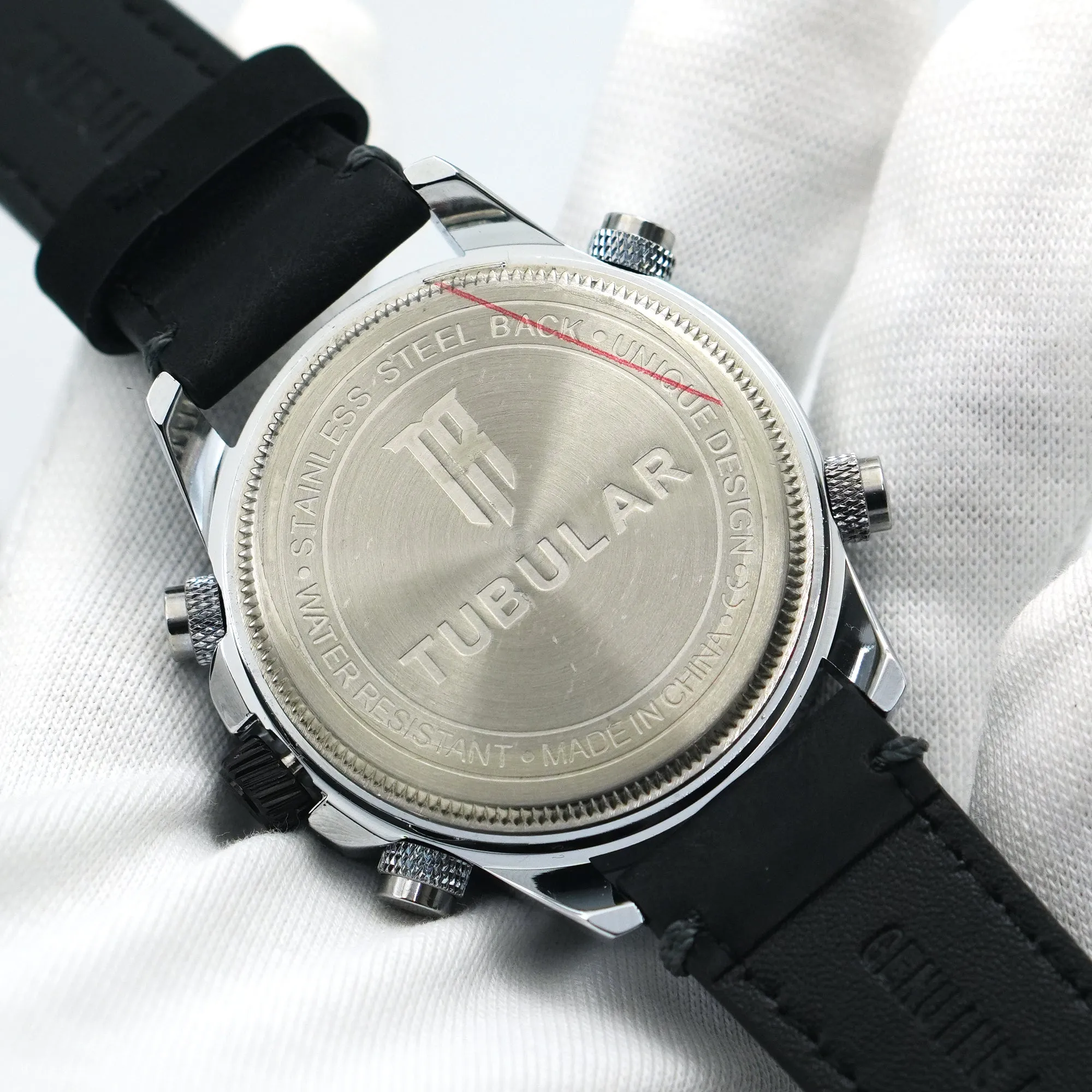 Stylish TUBULAR Dual Time Digital Analog Quartz Watch | TBLR Watch 05 D