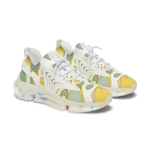 Stylish Women&#039;s Mesh Sneakers with Fun Fruit Design - Lightweight & Breathable Athletic Footwear