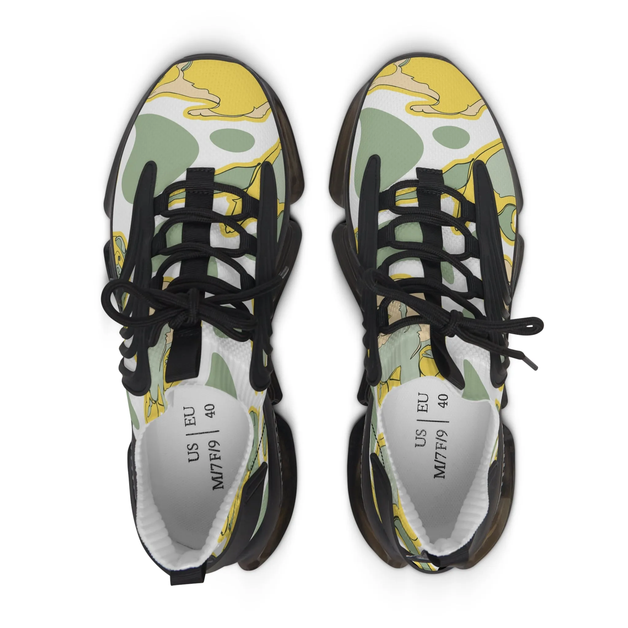 Stylish Women&#039;s Mesh Sneakers with Fun Fruit Design - Lightweight & Breathable Athletic Footwear