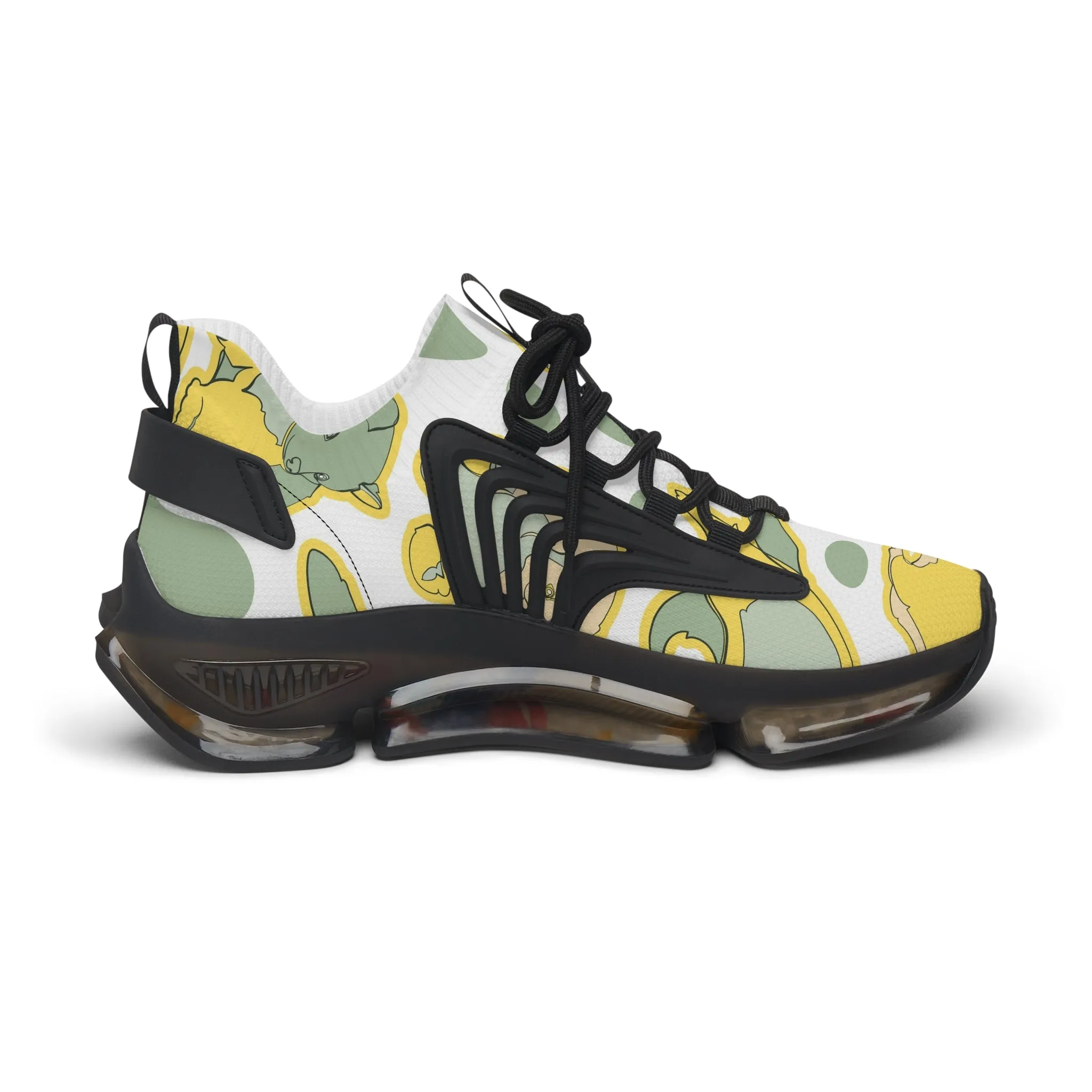 Stylish Women&#039;s Mesh Sneakers with Fun Fruit Design - Lightweight & Breathable Athletic Footwear
