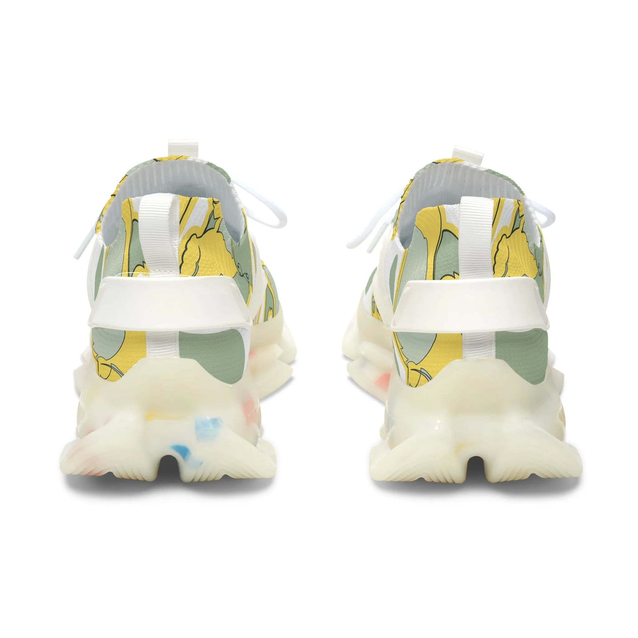 Stylish Women&#039;s Mesh Sneakers with Fun Fruit Design - Lightweight & Breathable Athletic Footwear