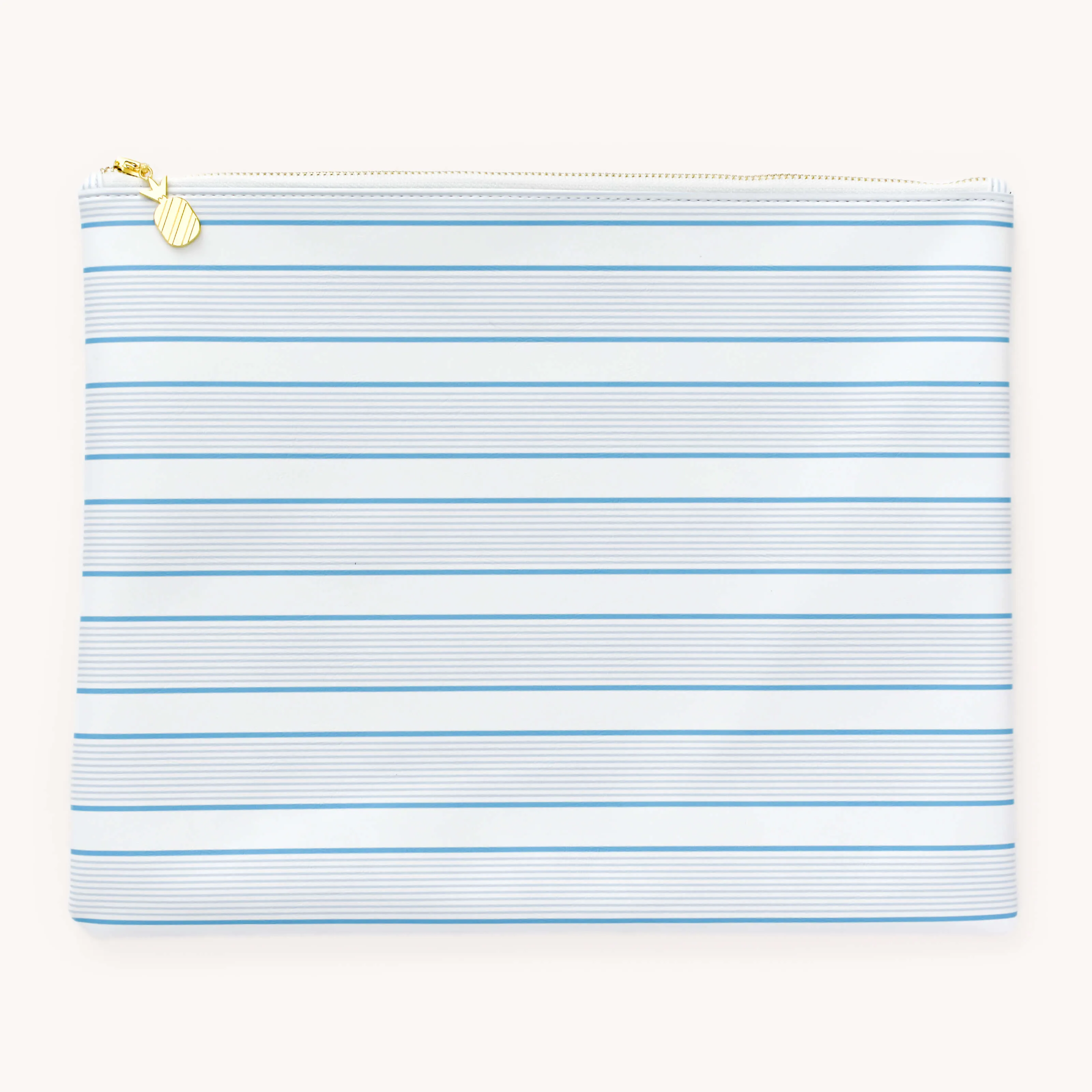 Teacher Planner Pouch - Azure Stripe