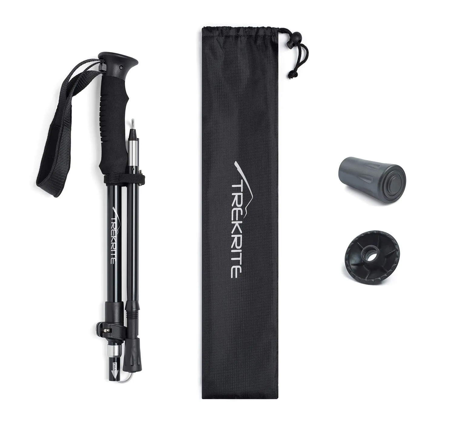 Trekrite Folding Hiking Pole - Single or Pair - Available in Two Sizes