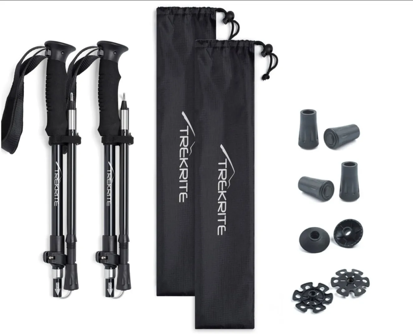 Trekrite Folding Hiking Pole - Single or Pair - Available in Two Sizes