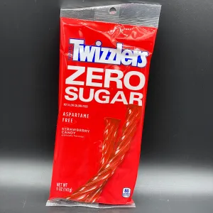 Twizzlers Twists - ZERO SUGAR - Strawberry Flavour, King Size 141g (USA)