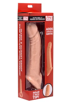 Ultra Real 2 Inch Solid Tip Penis Extension