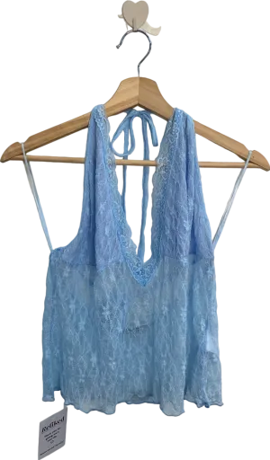 Urban Outfitters Blue Lace Bralette XL