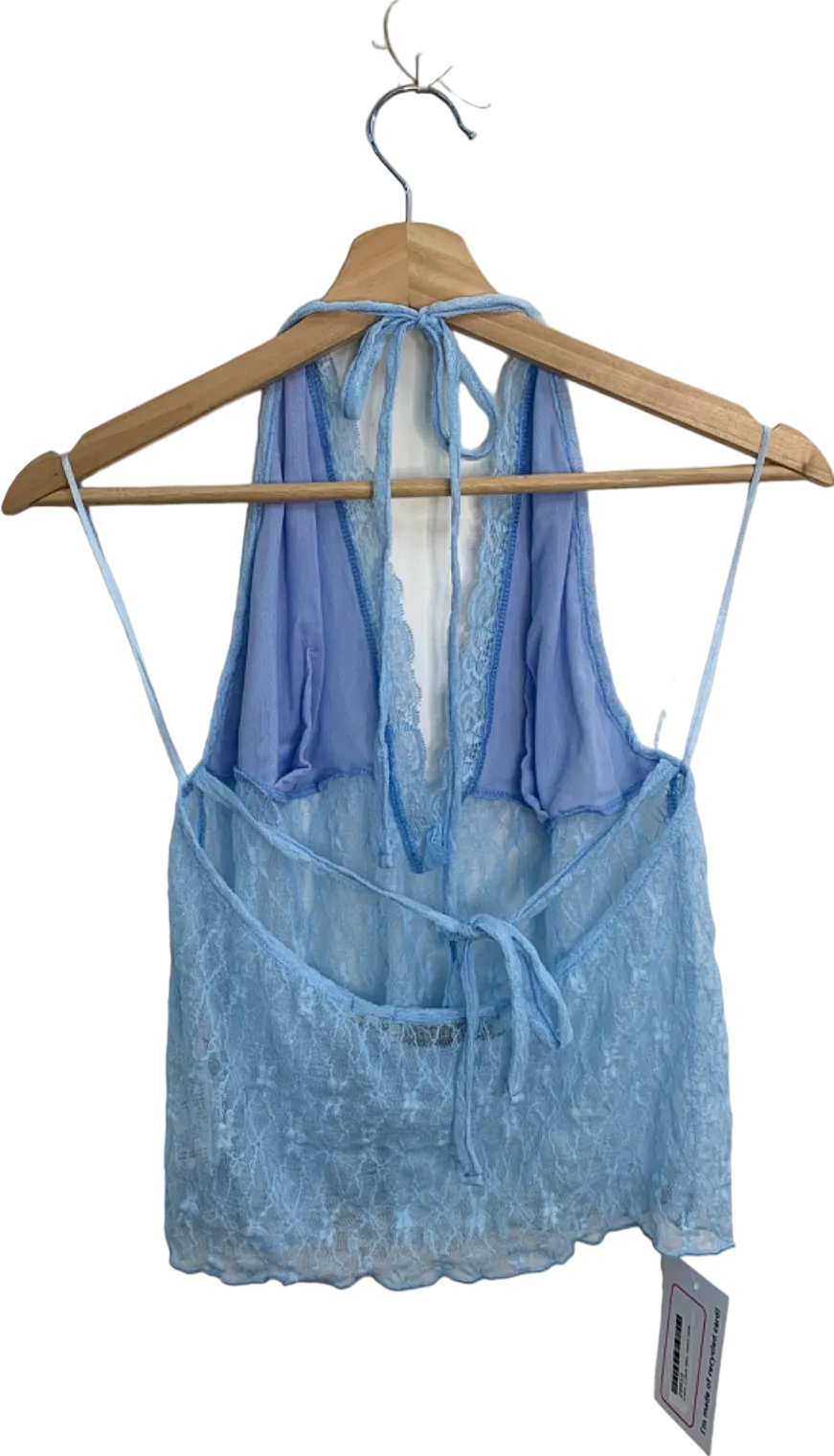 Urban Outfitters Blue Lace Bralette XL