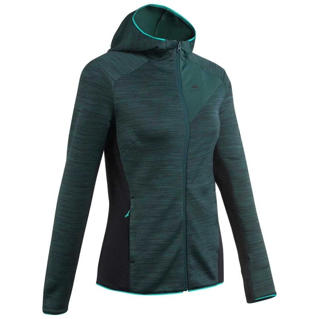 Veste polaire fine de randonnée - mh520 light - femme