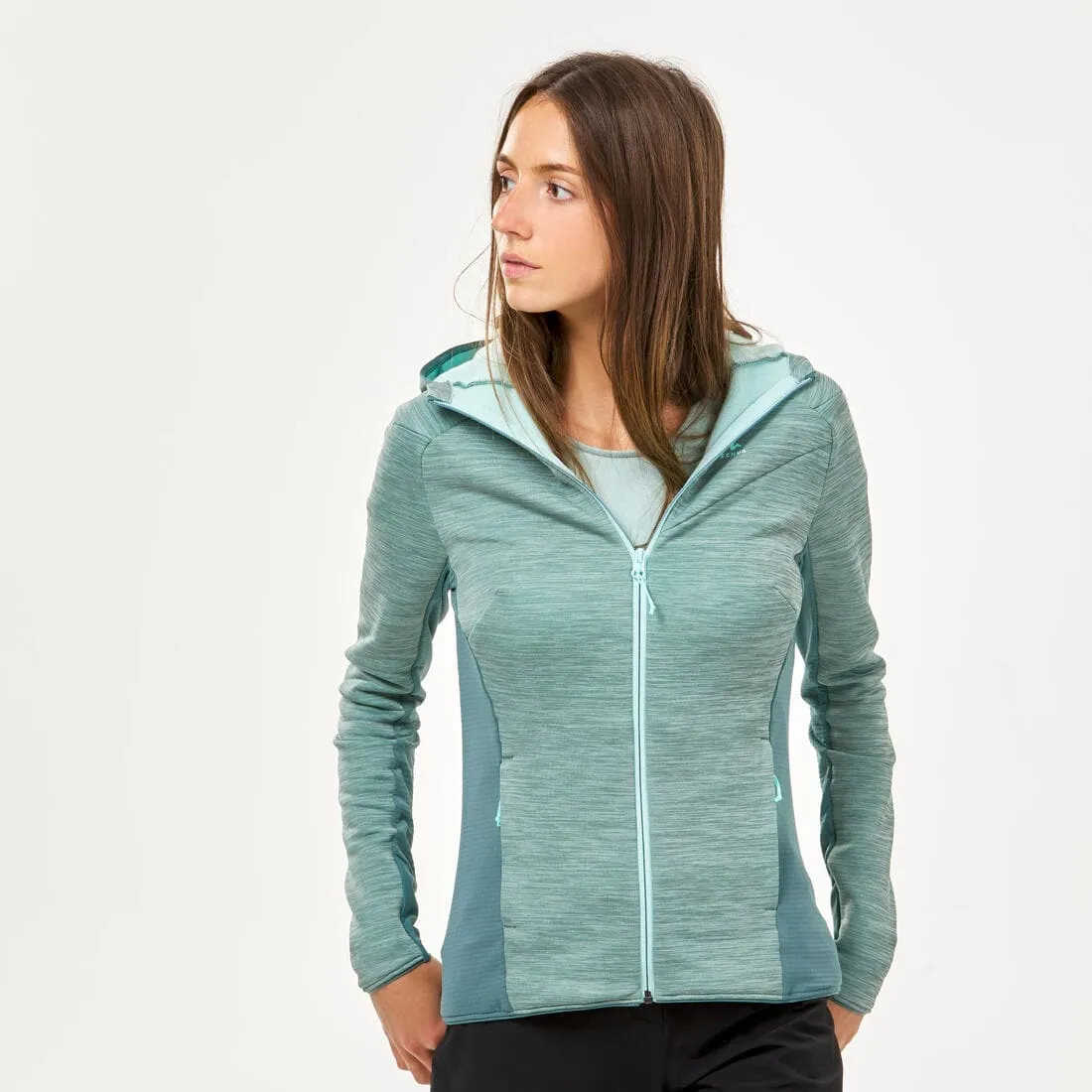 Veste polaire fine de randonnée - mh520 light - femme