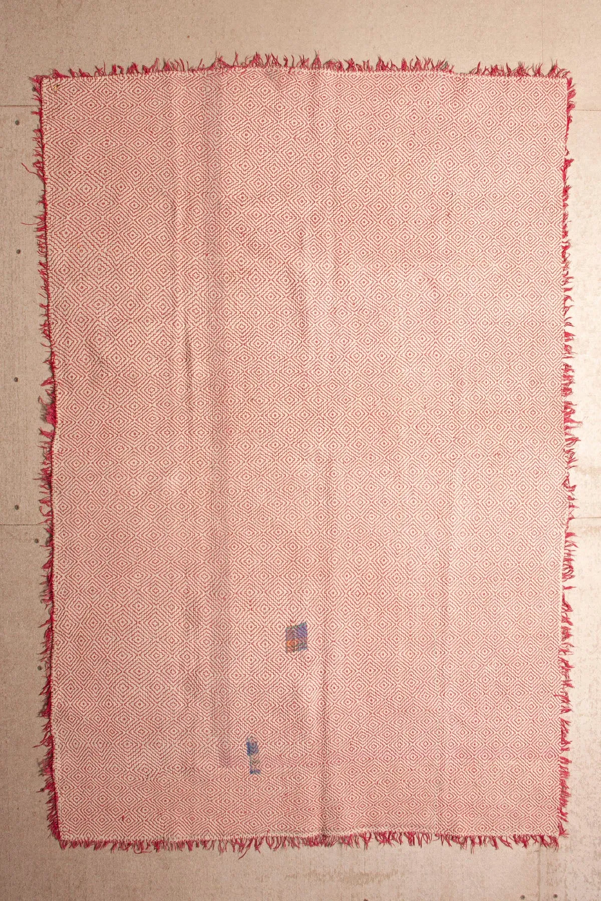 Vintage Dowry Kantha Blanket, #44 - 67"x44"