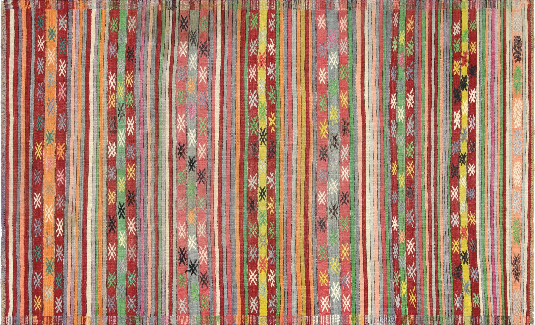Vintage Turkish Kilim - 5'2" x 8'5"