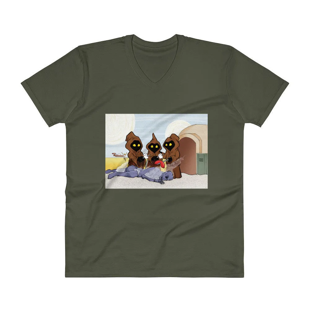 Weenie Roast V-Neck T-Shirt