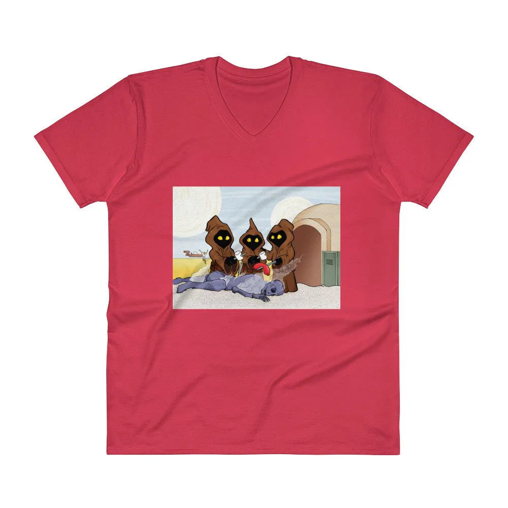Weenie Roast V-Neck T-Shirt
