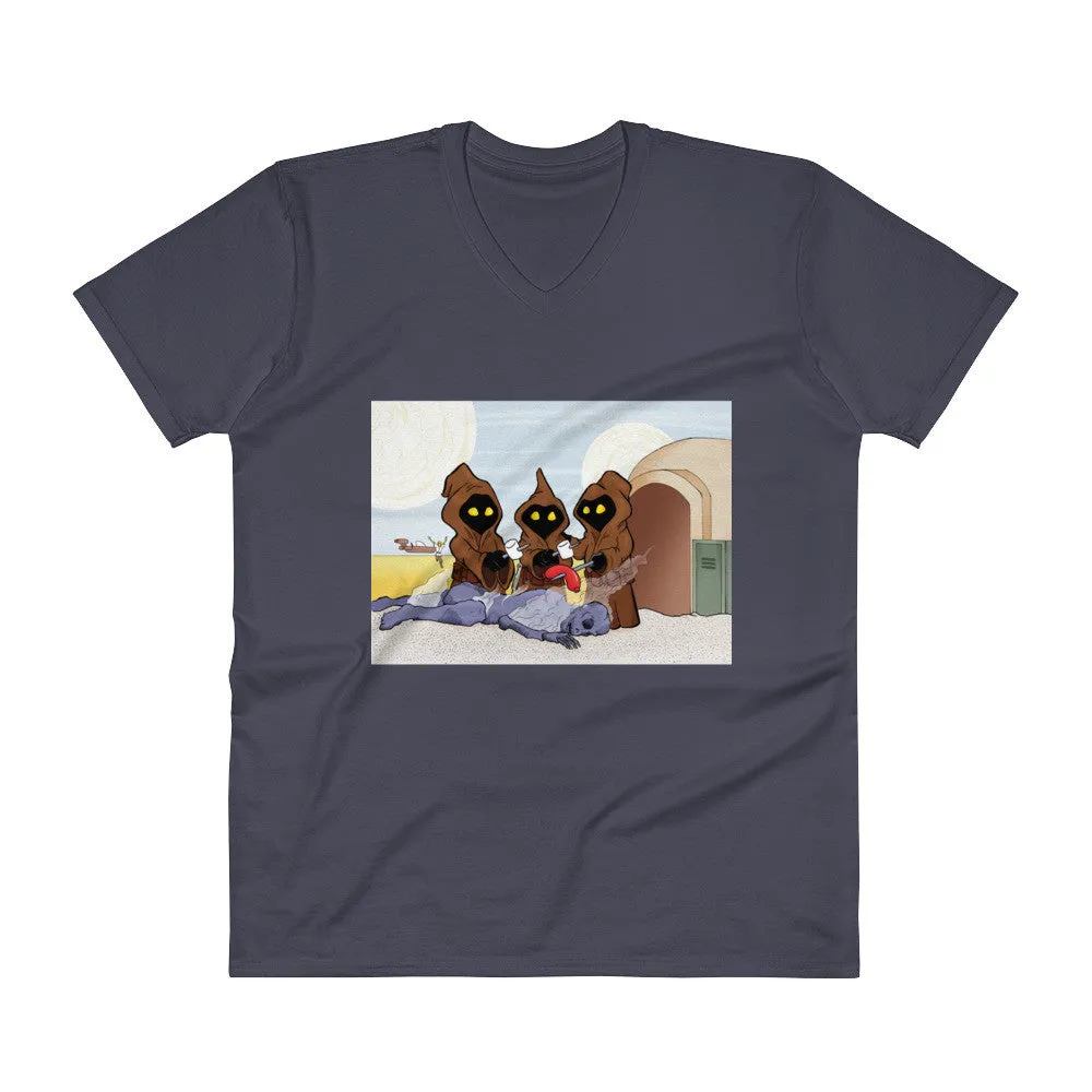 Weenie Roast V-Neck T-Shirt
