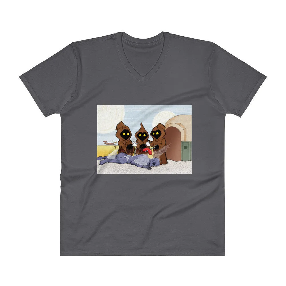 Weenie Roast V-Neck T-Shirt