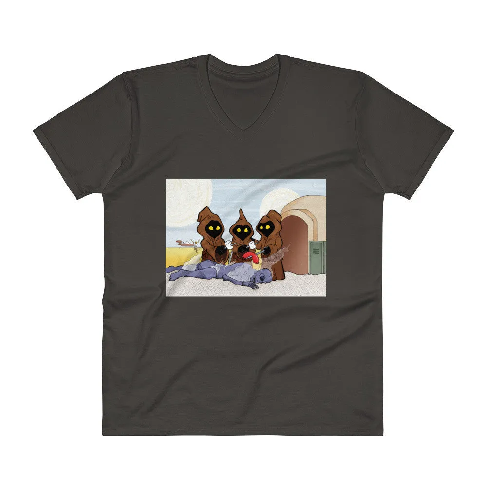 Weenie Roast V-Neck T-Shirt