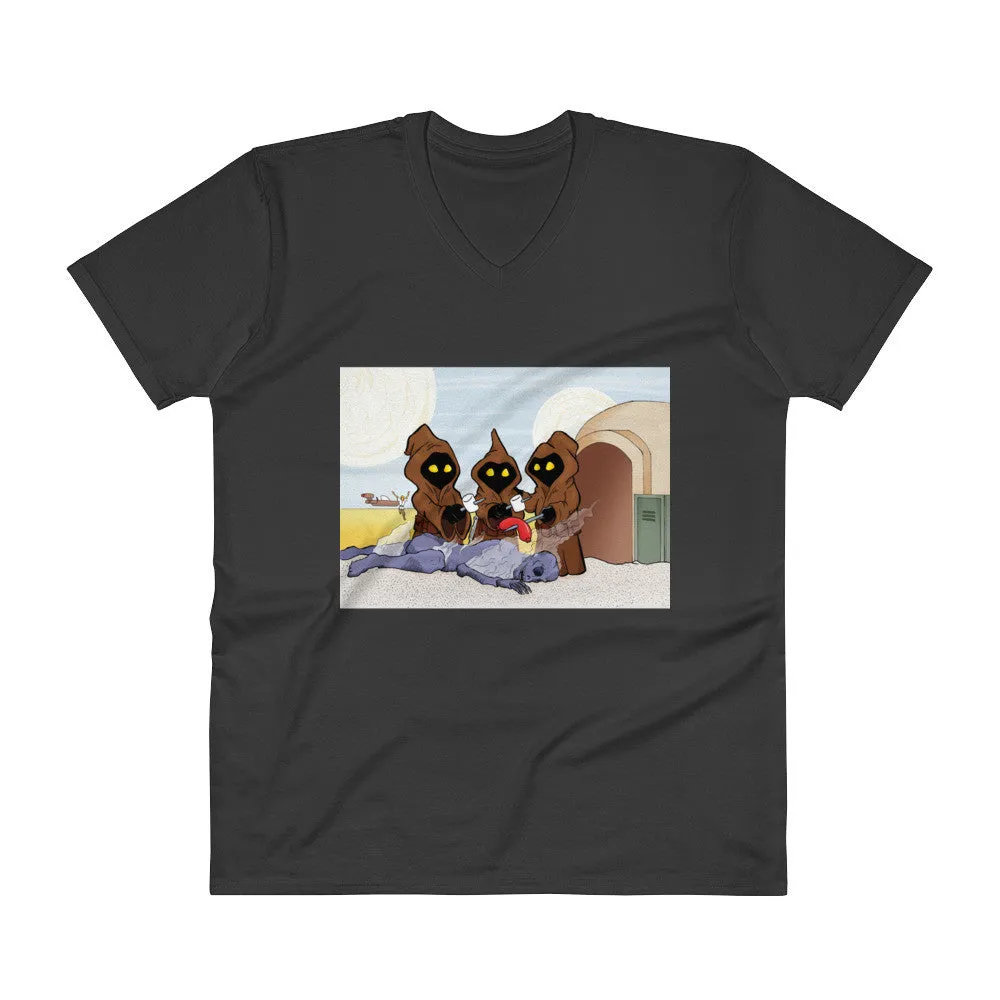 Weenie Roast V-Neck T-Shirt