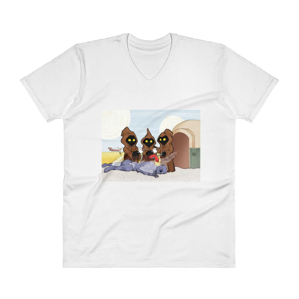Weenie Roast V-Neck T-Shirt