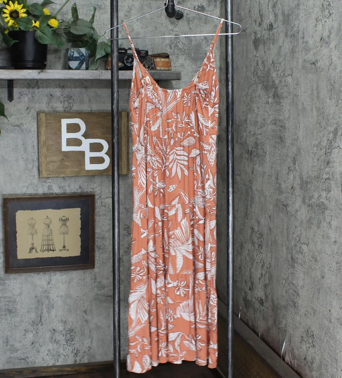 Wild Fable Women's Floral Print Sleeveless Tiered Dress 15f570f9f9a064