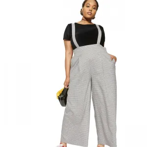 Wild Fable Women's Plus Size Woven Suspender Jumpsuit