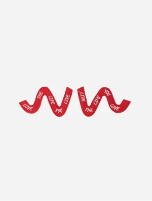 Wild Walker Vegan Suede Straps | Red