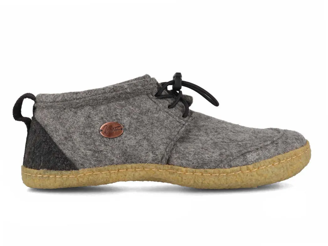 WoolFit® Barefoot Slippers Nomad, light gray